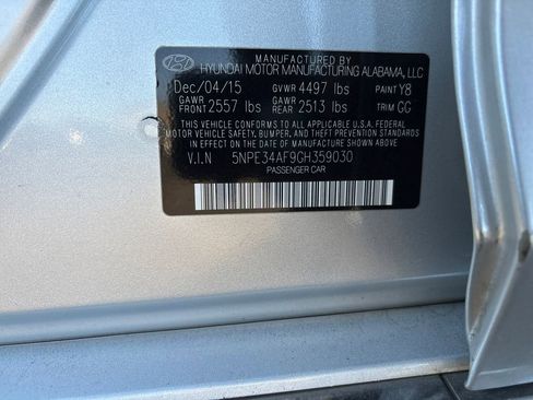 Used 2016 Hyundai Sonata Sport w/ Option Group 02 image 11