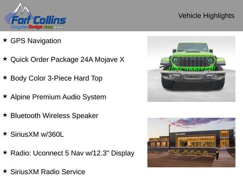 Used 2025 Jeep Gladiator Mojave AWD/4WD image 6