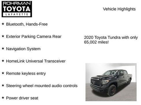 Used 2020 Toyota Tundra TRD Pro AWD/4WD image 7
