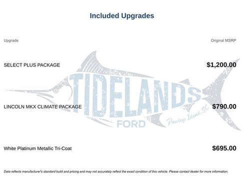 Used 2018 Lincoln MKX Select w/ Select Plus Package image 2