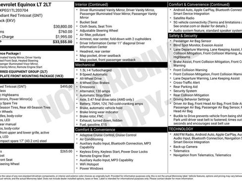 Used 2026 Chevrolet Equinox LT AWD/4WD image 3
