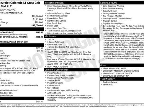 Used 2018 Chevrolet Colorado LT w/ Safety Package image 2