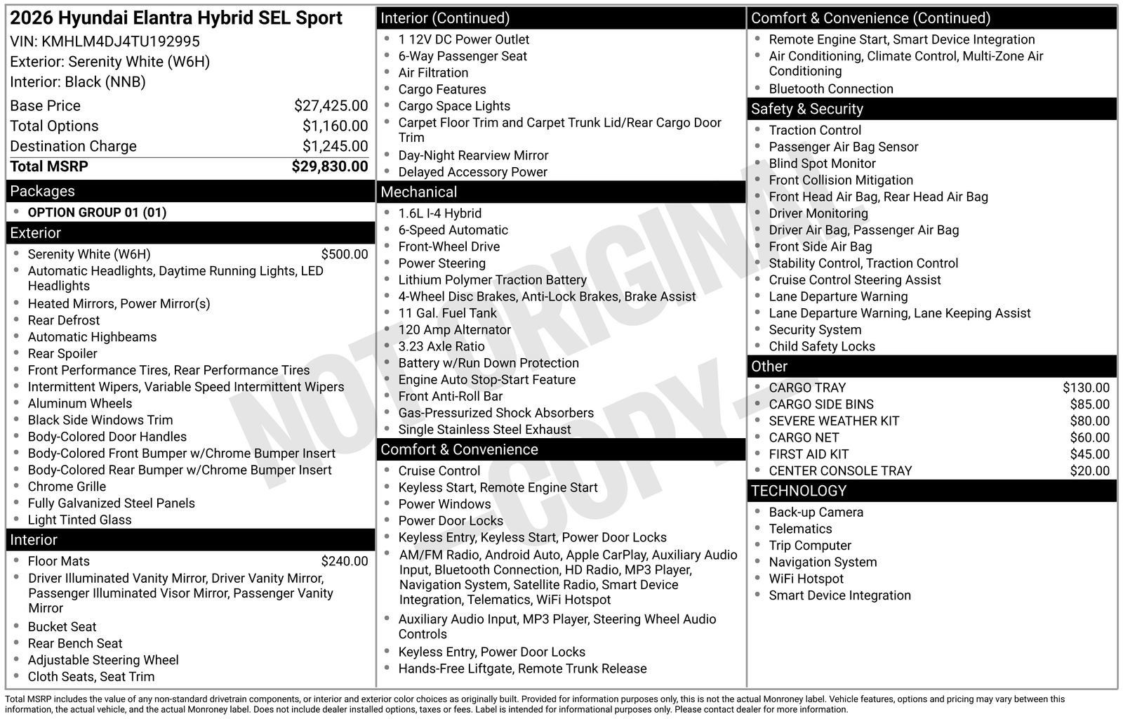 New 2026 Hyundai Elantra SEL FWD image 21