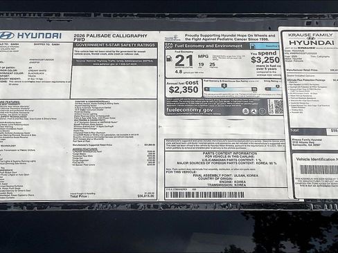 New 2026 Hyundai Palisade Calligraphy image 13