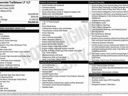 Used 2025 Chevrolet TrailBlazer LT image 2