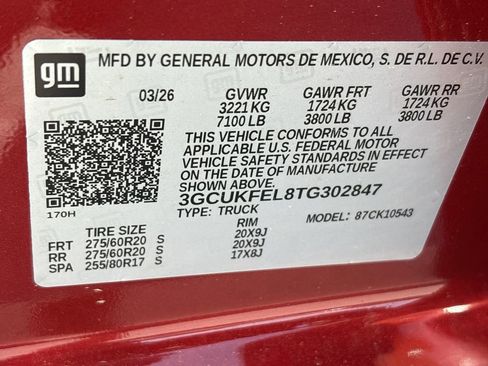 New 2026 Chevrolet Silverado 1500 LT Trail Boss AWD/4WD image 35