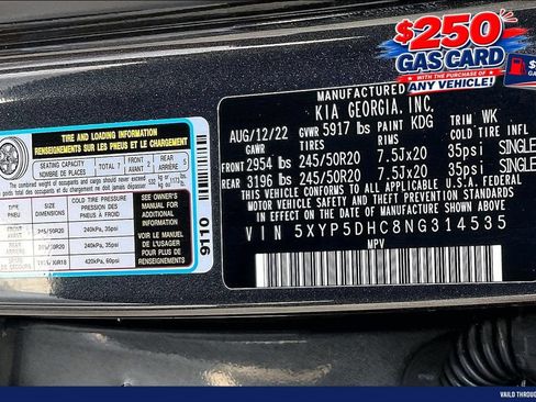 Used 2022 Kia Telluride SX w/ SX Prestige Package AWD/4WD image 35