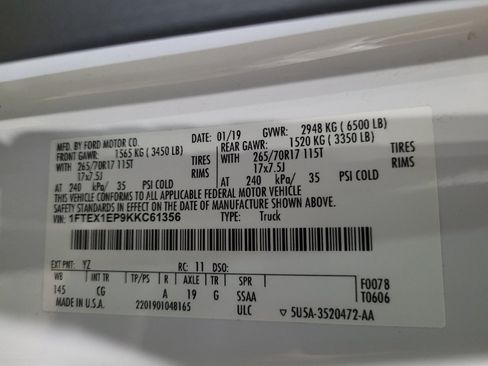 Used 2019 Ford F150 XL w/ Equipment Group 101A Mid AWD/4WD image 33