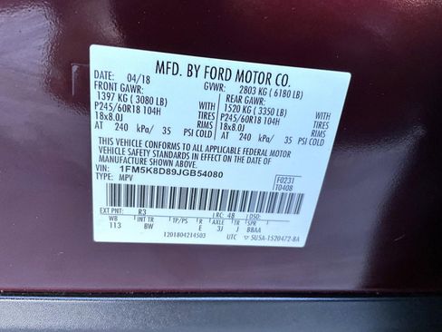 Used 2018 Ford Explorer XLT w/ Equipment Group 202A image 27