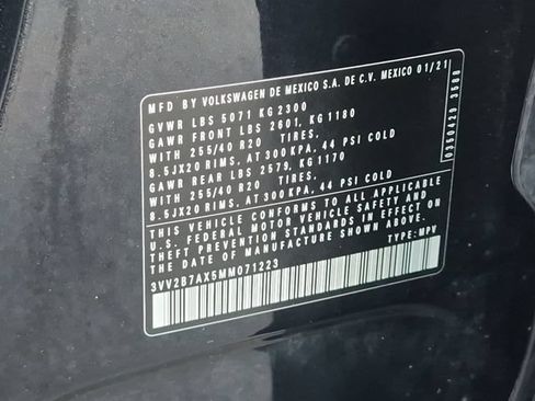 Used 2021 Volkswagen Tiguan SE R-Line AWD/4WD image 26