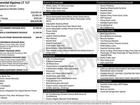 Used 2018 Chevrolet Equinox LT w/ Sun & Infotainment Package image 2