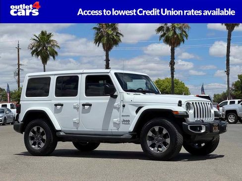 Used 2018 Jeep Wrangler Unlimited Sahara w/ LED Lighting Group AWD/4WD image 1