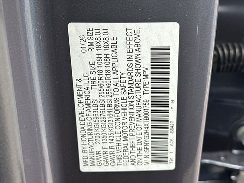 New 2026 Honda Pilot EX-L image 37