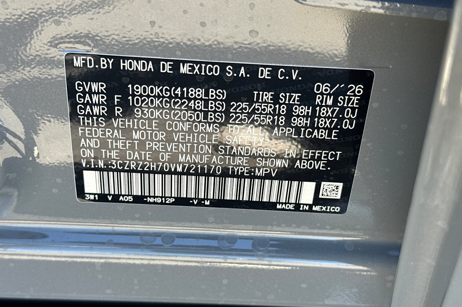 New 2027 Honda HR-V EX-L image 32