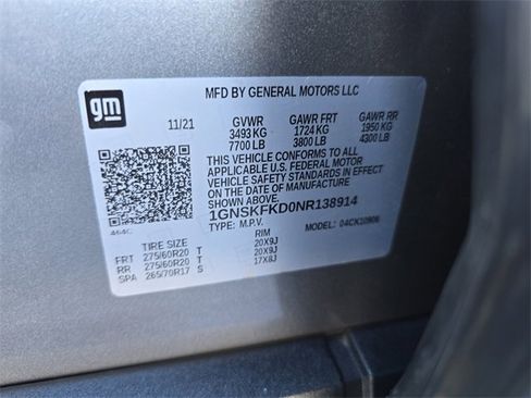 Certified 2022 Chevrolet Suburban Premier image 34