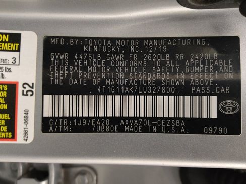 Used 2020 Toyota Camry SE FWD image 33