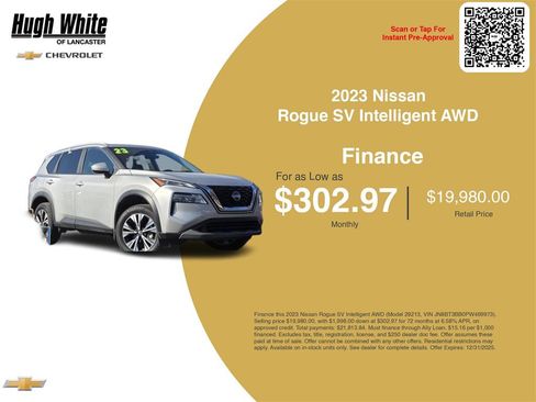 Used 2023 Nissan Rogue SV w/ SV Premium B Package image 3