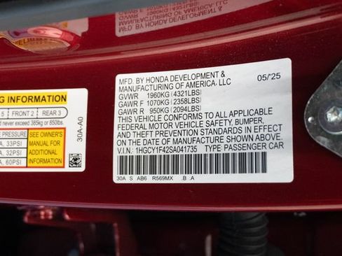 Certified 2025 Honda Accord SE image 28