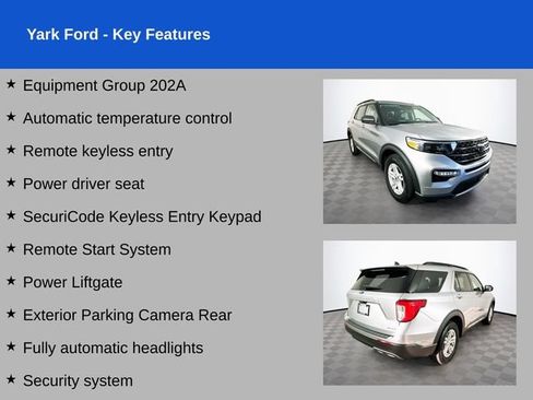 Certified 2024 Ford Explorer XLT w/ Equipment Group 202A AWD/4WD image 2