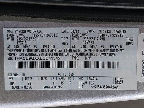Used 2014 Ford Escape SE AWD/4WD image 33