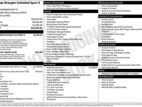 Used 2021 Jeep Wrangler Unlimited Sport S image 34