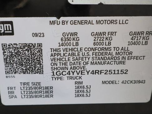 Certified 2024 Chevrolet Silverado 3500 High Country w/ High Country Premium Package AWD/4WD image 36