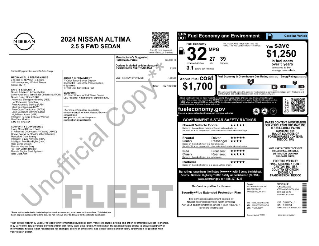 Used 2024 Nissan Altima 2.5 S FWD image 18