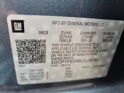 Used 2019 Chevrolet Silverado 1500 LT Trail Boss AWD/4WD image 19