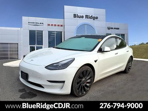 Used 2022 Tesla Model 3 Performance AWD/4WD image 1