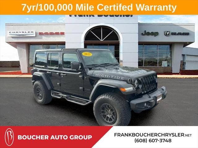 Certified 2022 Jeep Wrangler Unlimited Sport AWD/4WD image 1