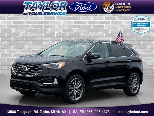 Certified 2023 Ford Edge Titanium w/ Class II Trailer Tow Package AWD/4WD image 1