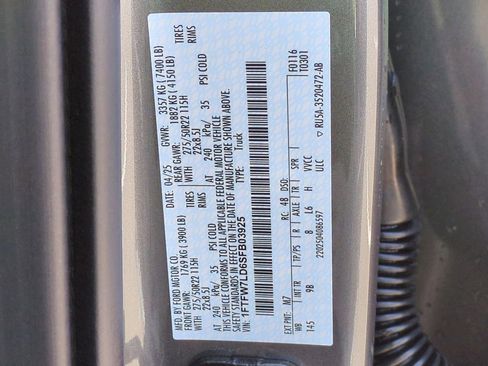 New 2025 Ford F150 Platinum w/ Equipment Group 702A High image 37