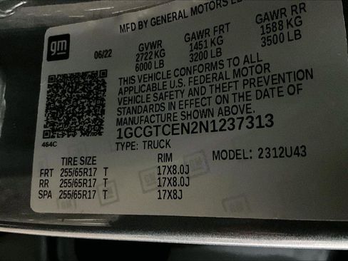 Used 2022 Chevrolet Colorado LT w/ LT Convenience Package image 33