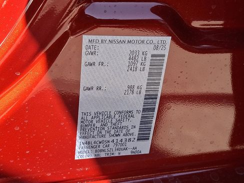 New 2025 Nissan Altima 2.5 SR w/ SR Premium Package image 18