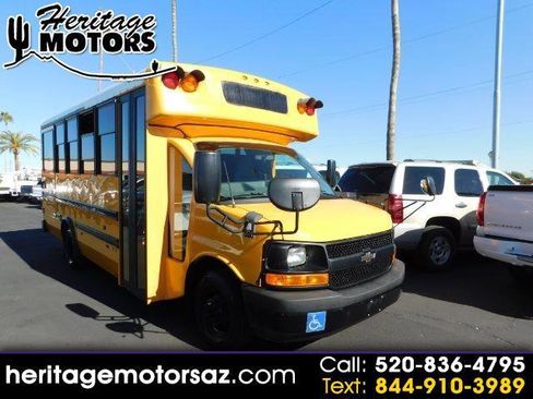 Used 2013 Chevrolet Express 4500 w/ School Bus Package image 1