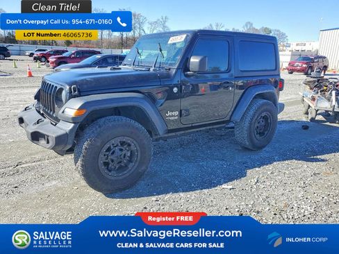 Used 2020 Jeep Wrangler Sport image 1