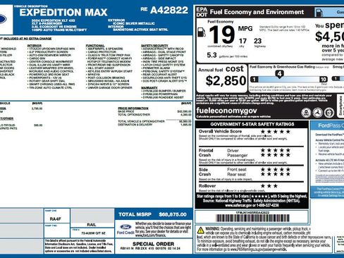 Used 2024 Ford Expedition Max XLT RWD image 3