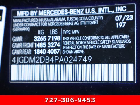 Certified 2023 Mercedes-Benz EQS 450+ SUV image 30