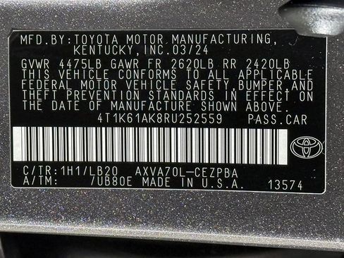 Used 2024 Toyota Camry XSE image 40