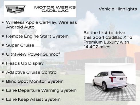 Certified 2024 Cadillac XT6 Premium Luxury w/ Platinum Package image 7