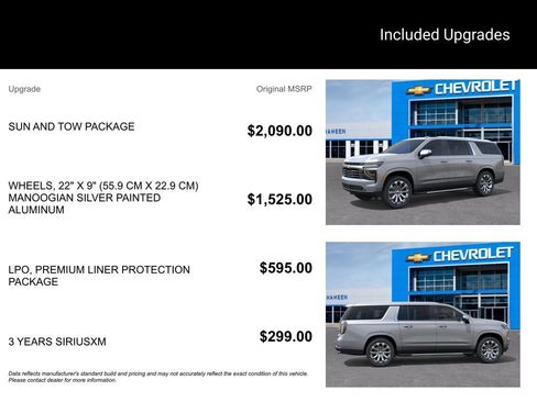 New 2026 Chevrolet Suburban Premier w/ Sun And Tow Package image 5