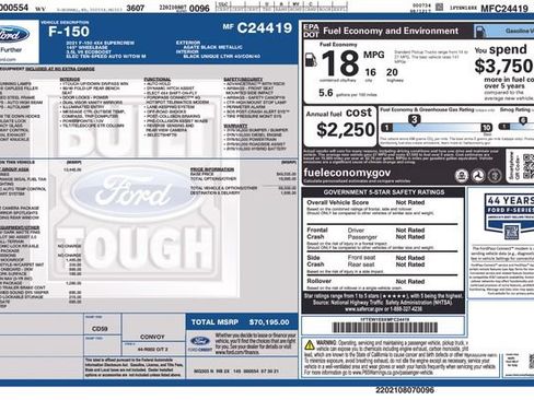 Used 2021 Ford F150 Tremor w/ Equipment Group 402A High AWD/4WD image 25