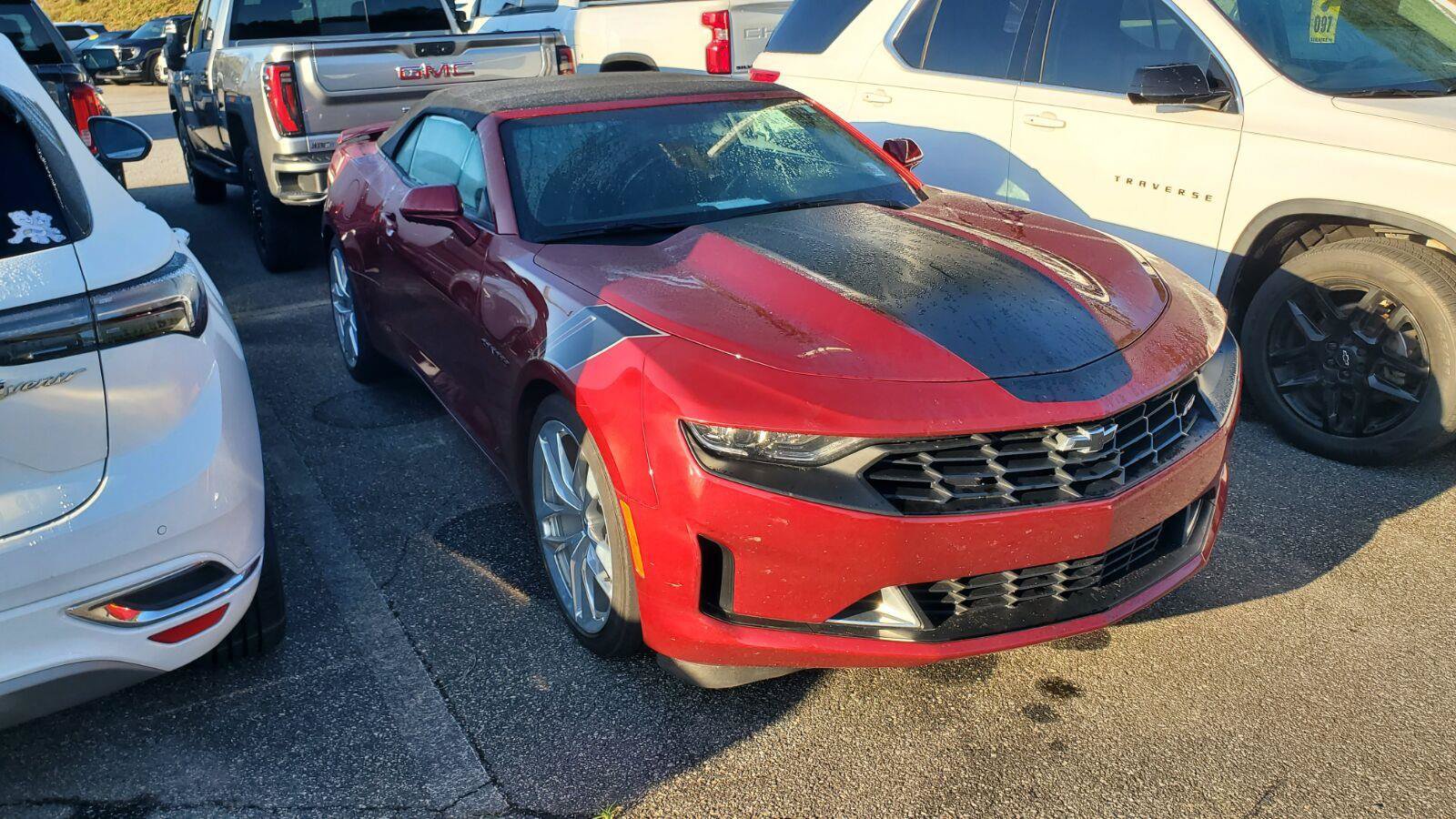 Used 2021 Chevrolet Camaro LT w/ Wild Cherry Design Package 1 RWD image 2