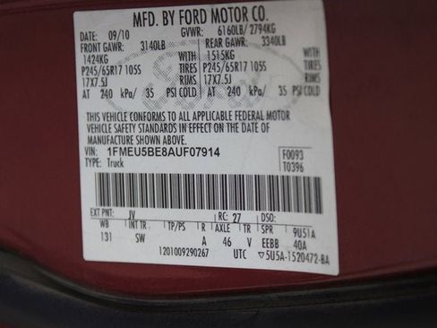 Used 2010 Ford Explorer Sport Trac XLT AWD/4WD image 21