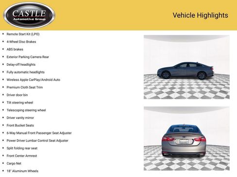 Used 2022 Chevrolet Malibu RS w/ LPO, Convenience Package 1 image 8