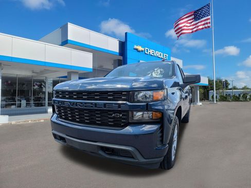 Used 2021 Chevrolet Silverado 1500 Custom w/ LPO, Dark Essentials Package RWD image 7