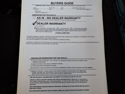 Used 2021 Buick Encore GX Select image 37