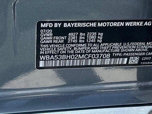 Used 2021 BMW 530i w/ Convenience Package RWD image 18