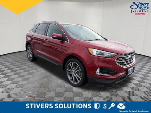 Certified 2021 Ford Edge Titanium w/ Class II Trailer Tow Package AWD/4WD image 3