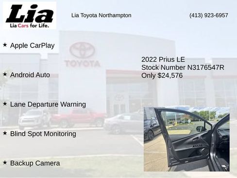 Used 2022 Toyota Prius LE FWD image 7